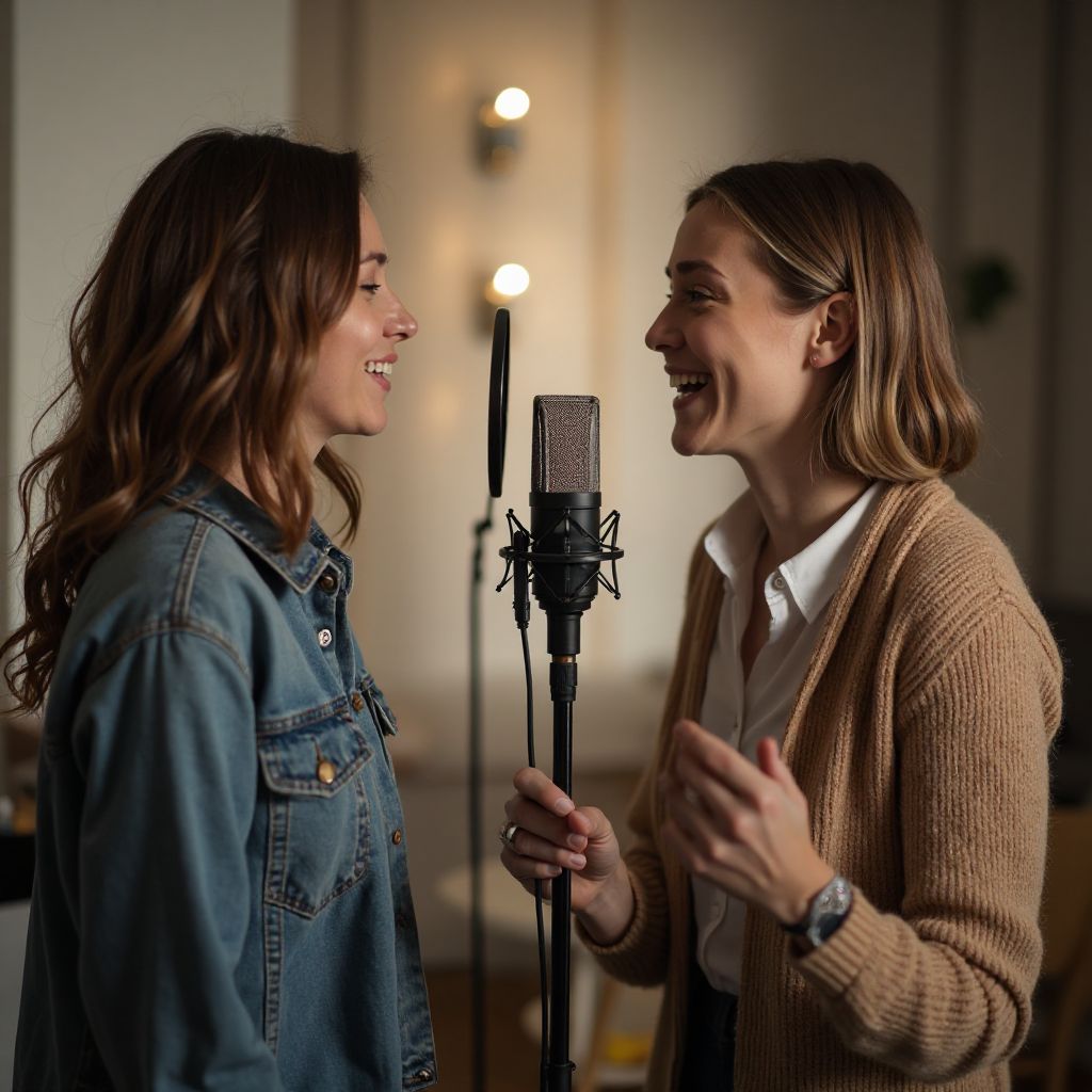 Voice training session